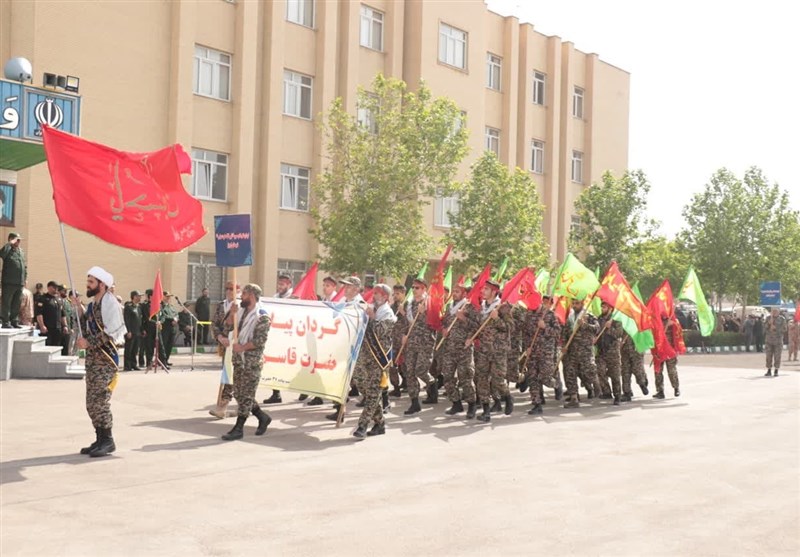 رژه نیروهای مسلح در اردبیل برگزار شد