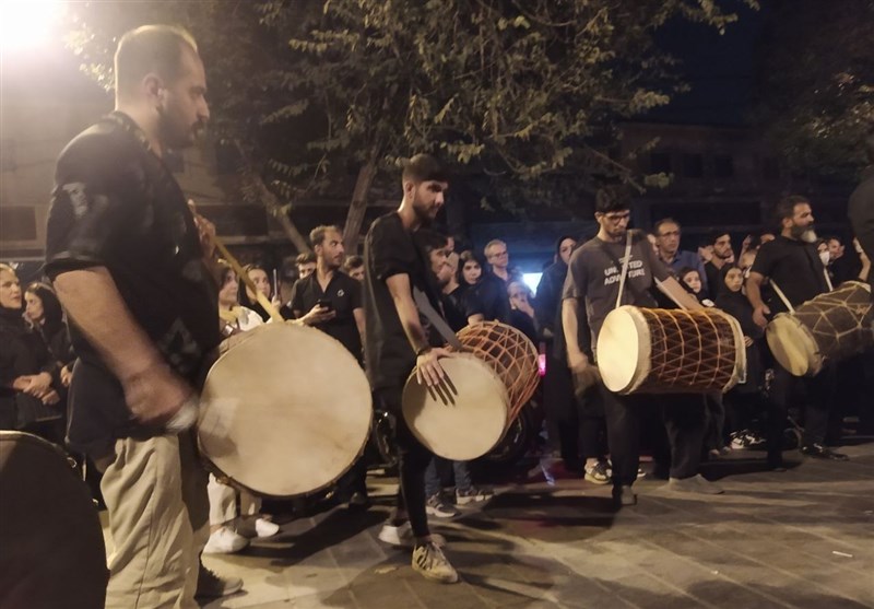 حال و هوای قبله تهران در شب عاشورا + فیلم