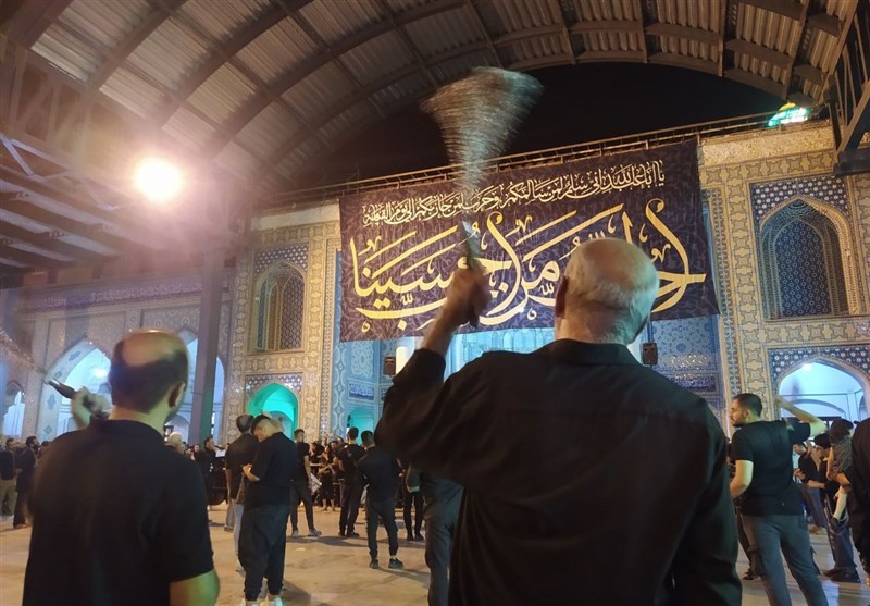 حال و هوای قبله تهران در شب عاشورا + فیلم