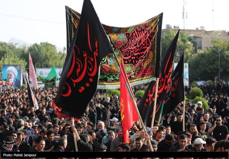 سنگ تمام مردم اصفهان در روز " یوم الحسین"+ تصاویر