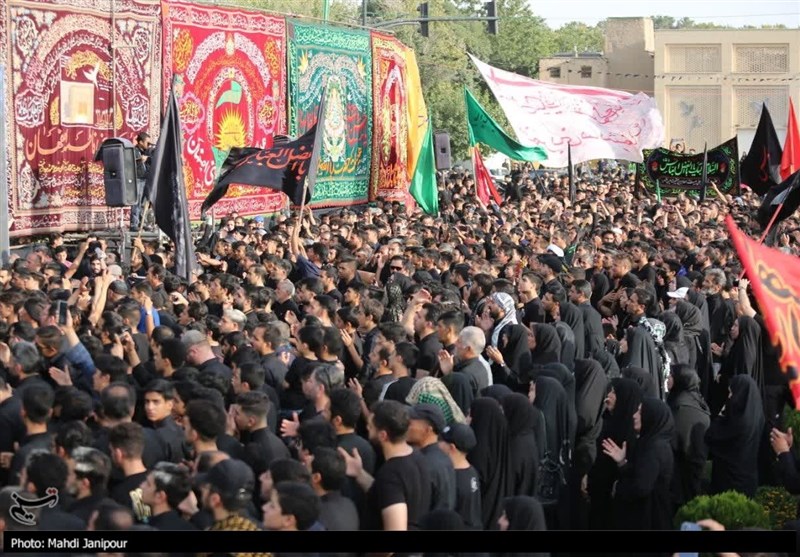سنگ تمام مردم اصفهان در روز " یوم الحسین"+ تصاویر