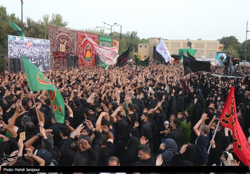سنگ تمام مردم اصفهان در روز " یوم الحسین"+ تصاویر
