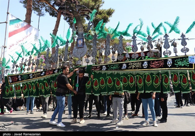 عزاداری ۱۱ محرم دامغان روایتی از چند قرن "حسینمداری" + فیلم و تصاویر