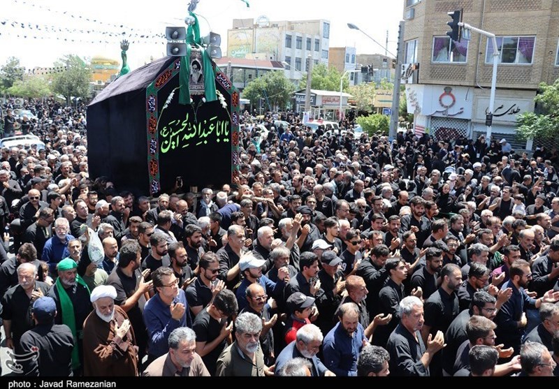 عزاداری ۱۱ محرم دامغان روایتی از چند قرن "حسینمداری" + فیلم و تصاویر