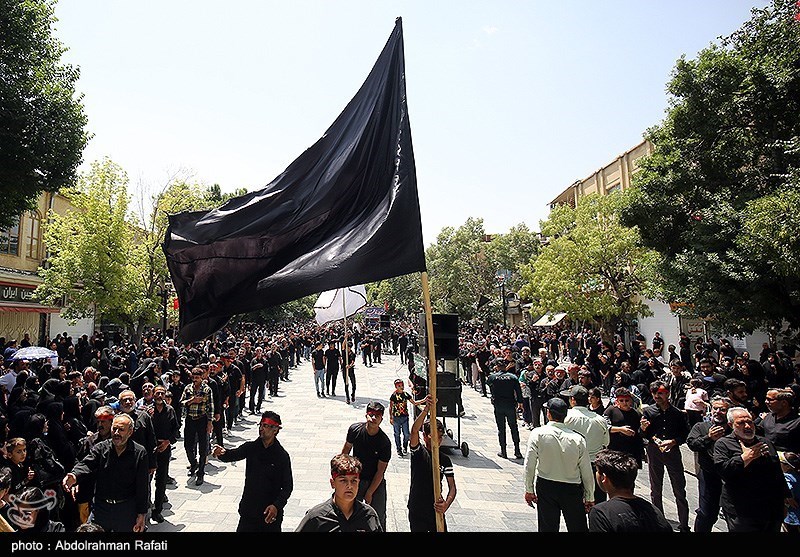 سوگواری همدانیها در سومین روز شهادت امام حسین(ع) +تصاویر