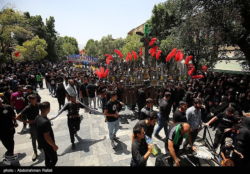 سوگواری همدانیها در سومین روز شهادت امام حسین(ع) +تصاویر
