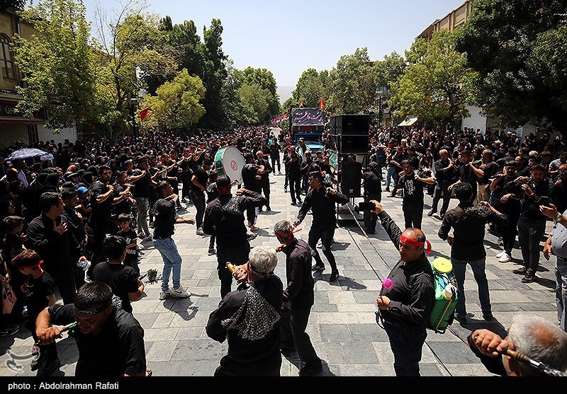 سوگواری همدانیها در سومین روز شهادت امام حسین(ع) +تصاویر