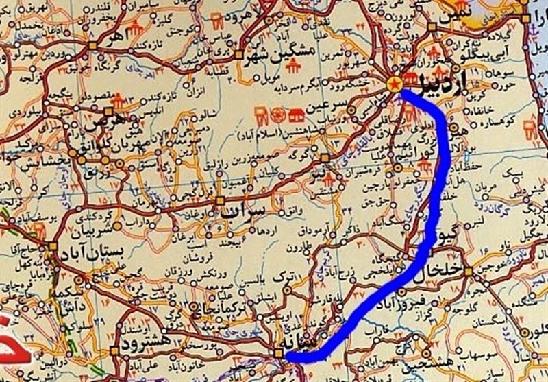 تمدید وعده افتتاح راهآهن اردبیل تا پایان سال/ اتصال پروژه به آسیای میانه + نقشه