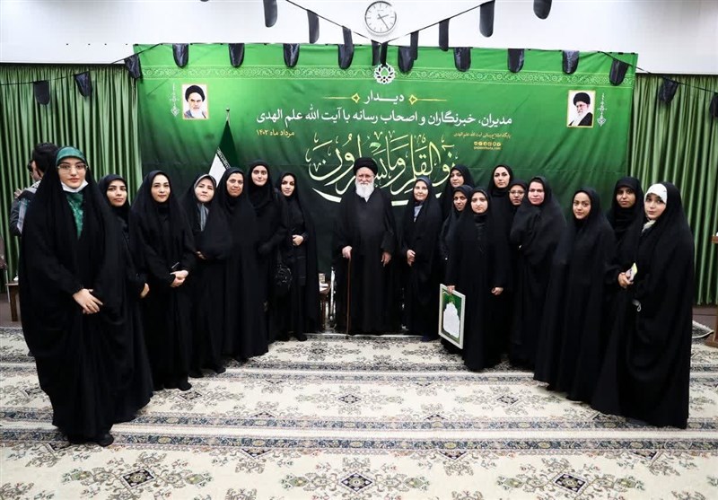 دیدار خبرنگاران مشهدی با آیتالله علمالهدی/ از هیچ رسانهای شکایت نکردهام