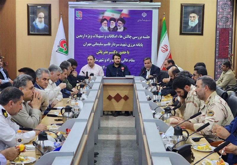 نظارت میدانی بذرپاش در مرز مهران/ گیتها با توافق عراق افرایش یافت/ تعبیه سیستم سرمایشی در پایانه