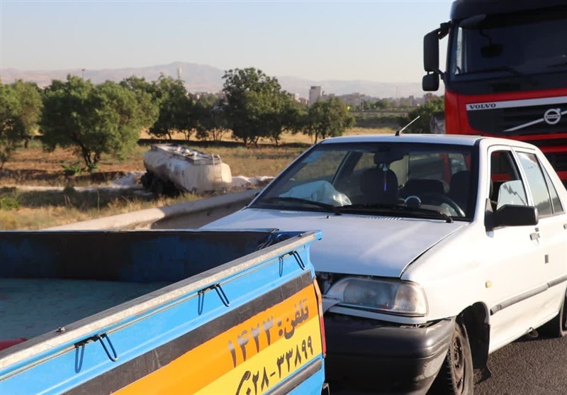 تصادف , آتشنشانی , استانداری قزوین ,