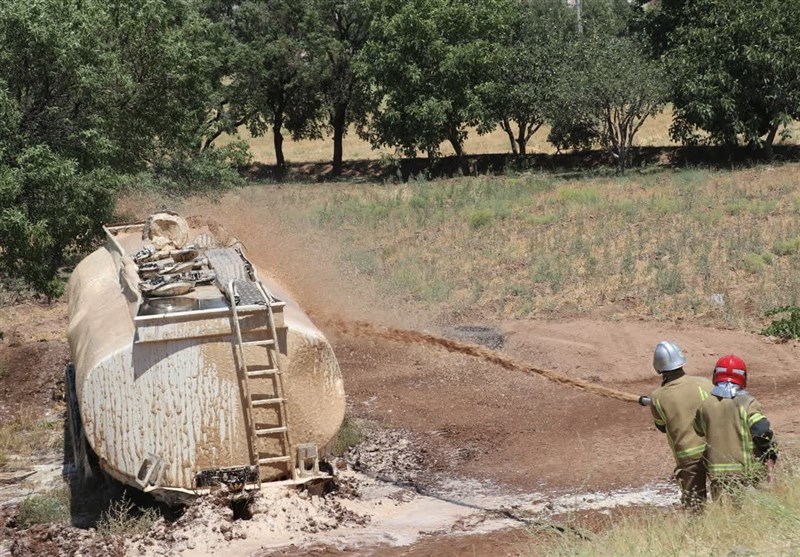 تصادف , آتشنشانی , استانداری قزوین ,