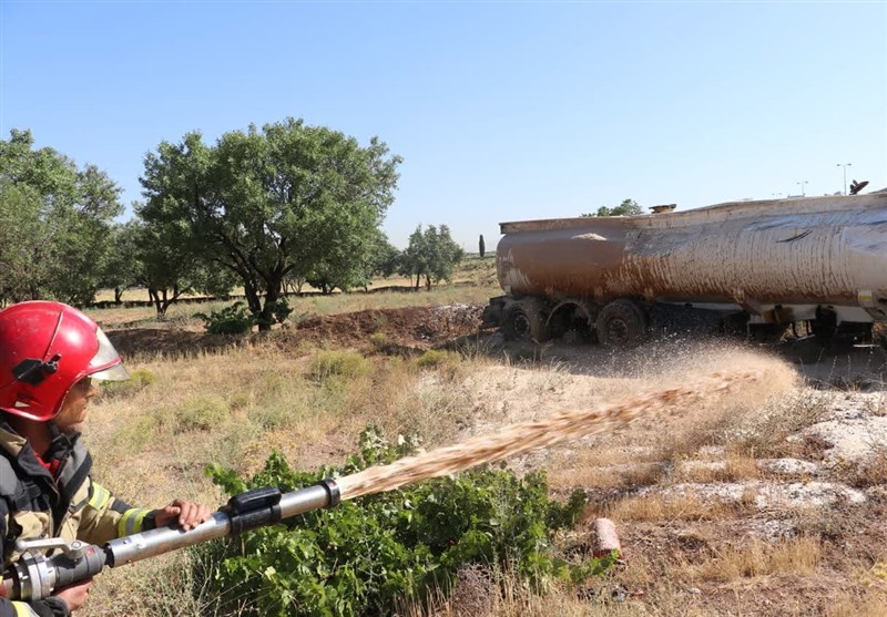 تصادف , آتشنشانی , استانداری قزوین ,