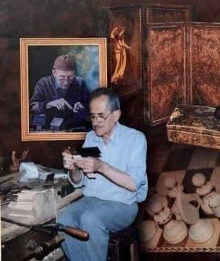 استاد عبدالحمید نعمتیان پیشکسوت هنر نازککاری دار فانی را وداع گفت