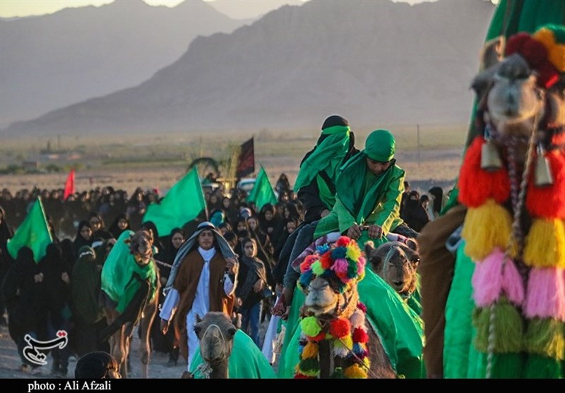 امام حسین (ع) , حضرت زینب (س) , امام سجاد (ع) , کربلا , تعزیه , استان کرمان , هیئت ,