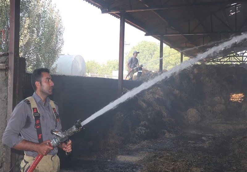 تصادف , آتشنشانی , استانداری قزوین ,