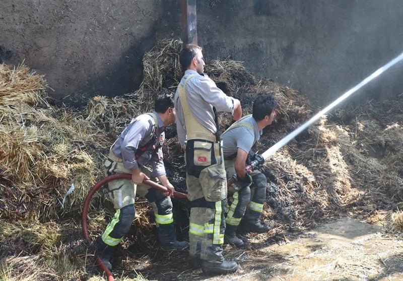 تصادف , آتشنشانی , استانداری قزوین ,