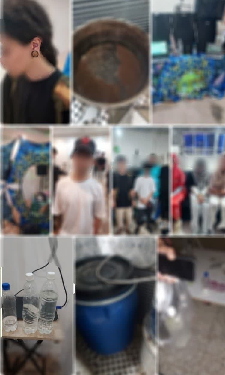 شیطانپرستی در پارتیهای مختلط/ بازداشت ۱۱ نفر از گردانندگان مراسم در کرج + عکس