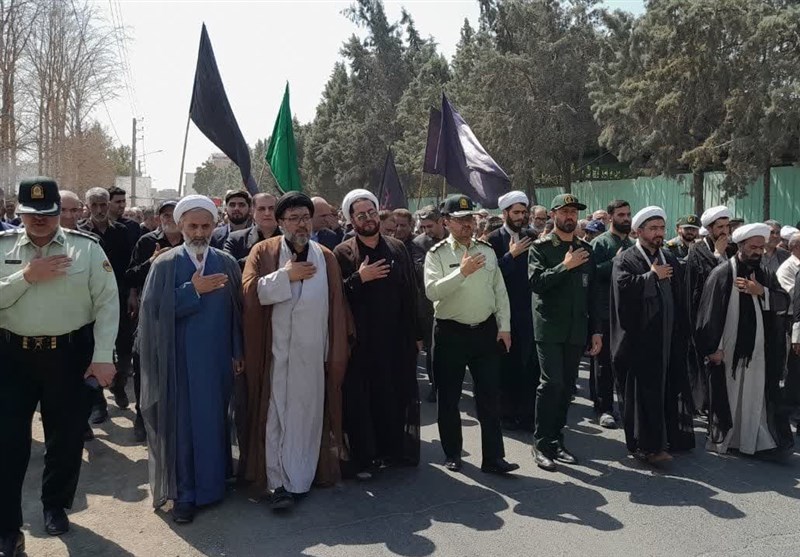 پیکر شهید گمنام در سازمان پژوهشهای علمی و صنعتی ایران آرام گرفت + تصاویر