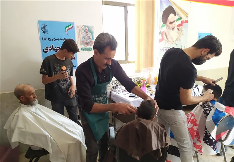 "قیچی مهربانی" بر سرکودکان روستای گرازی خواف + فیلم و عکس