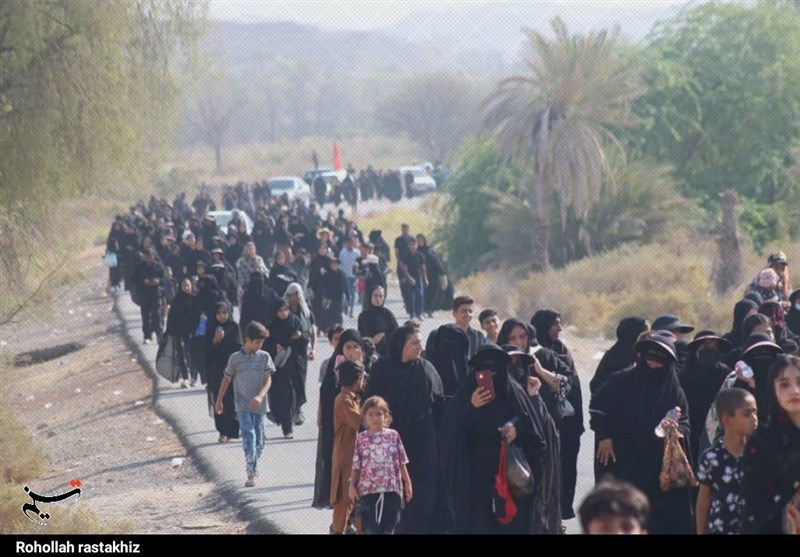 شکوه پیادهروی جاماندگان اربعین در هرمزگان/ این گزارش دیدن دارد + فیلم و تصاویر