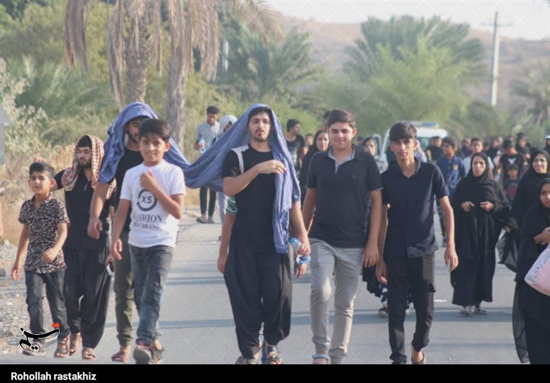 شکوه پیادهروی جاماندگان اربعین در هرمزگان/ این گزارش دیدن دارد + فیلم و تصاویر
