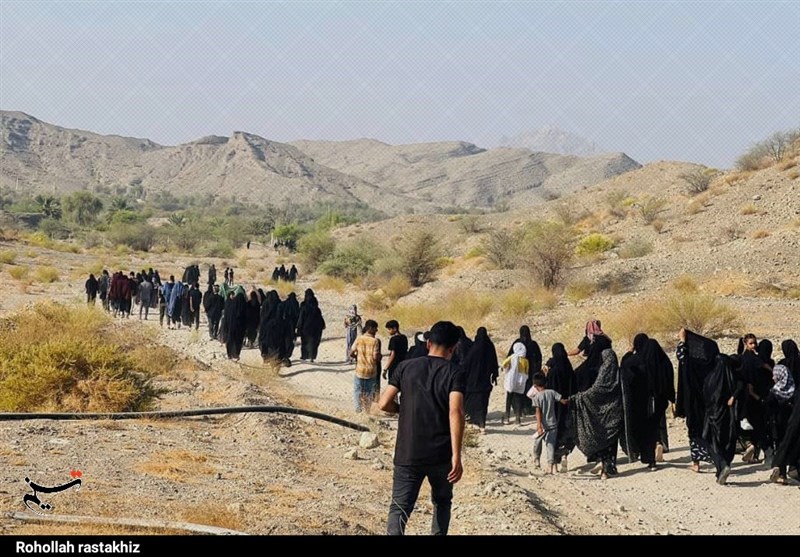 شکوه پیادهروی جاماندگان اربعین در هرمزگان/ این گزارش دیدن دارد + فیلم و تصاویر