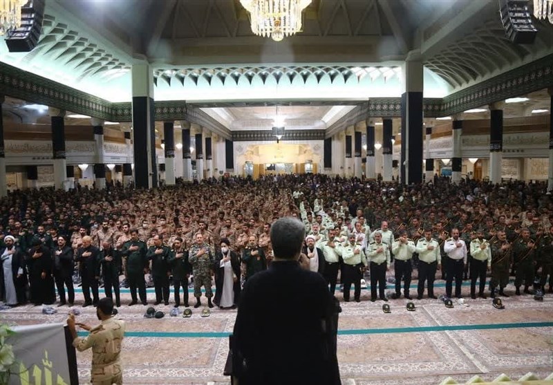 دسته عزاداری و اجتماع عظیم نیروهای مسلح استان قم برگزار شد + تصاویر