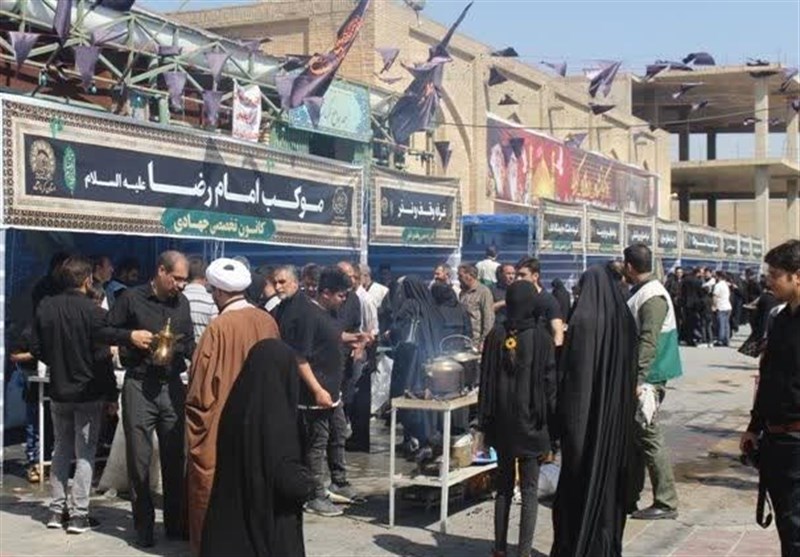 سوگواری مردم کرمانشاه در سالروز شهادت علی بن موسیالرضا(ع) + تصاویر