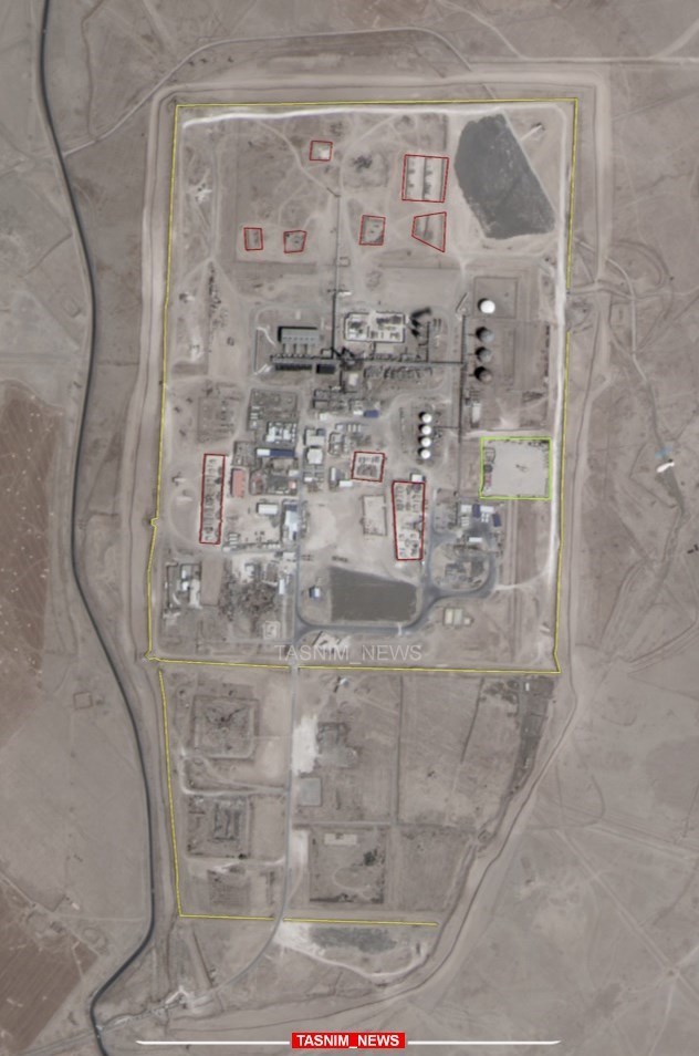 اختصاصی/ اولین تصاویر ماهوارهای از تحرکات آمریکاییها در بزرگترین میدان گازی سوریه/ توسعه ساختوساز برای غارت بیشتر