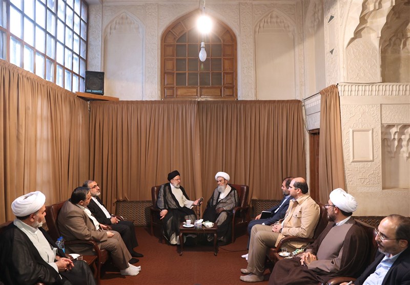 در دیدار رئیس جمهور با آیتالله مظاهری چه گذشت؟ + تصاویر