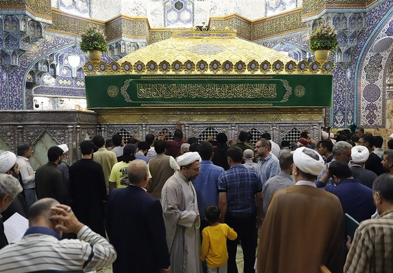 حال و هوای حرم حضرت معصومه (س) در سالروز میلاد پیامبر(ص) و امام صادق (ع)