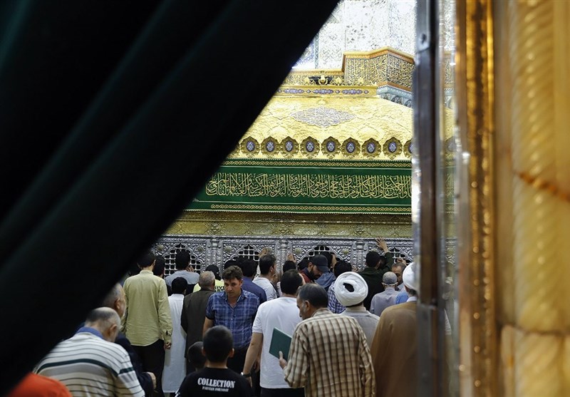 حال و هوای حرم حضرت معصومه (س) در سالروز میلاد پیامبر(ص) و امام صادق (ع)