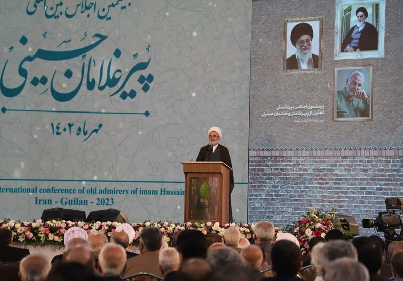 گزارش تسنیم از آنچه در اجلاس بینالمللی پیرغلامان گذشت/ پرچم اجلاس آینده به دیار حاج قاسم رفت + تصاویر