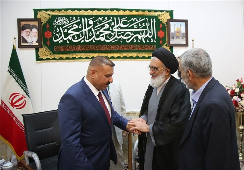 سفر وزیر کشور عراق به قم/ الشمری به حرم حضرت معصومه(س) مشرف شد + تصاویر