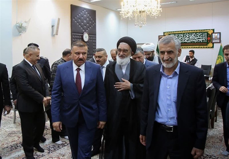 سفر وزیر کشور عراق به قم/ الشمری به حرم حضرت معصومه(س) مشرف شد + تصاویر