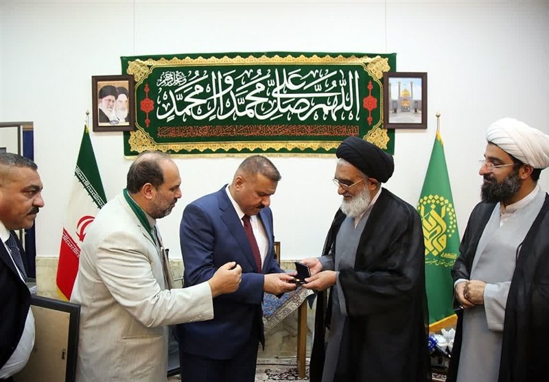 سفر وزیر کشور عراق به قم/ الشمری به حرم حضرت معصومه(س) مشرف شد + تصاویر