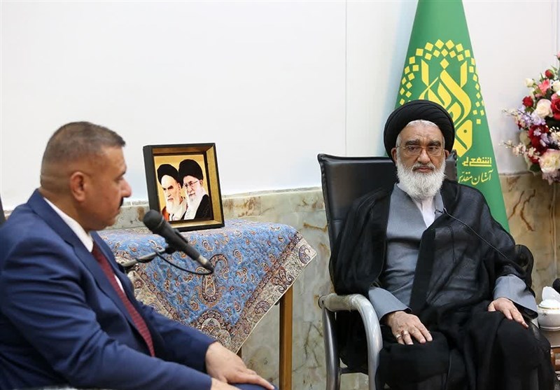 سفر وزیر کشور عراق به قم/ الشمری به حرم حضرت معصومه(س) مشرف شد + تصاویر