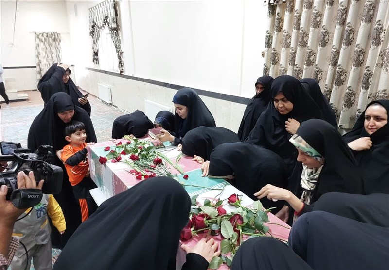 تشییع پیکر مطهر شهید گمنام در نیشابور + تصاویر