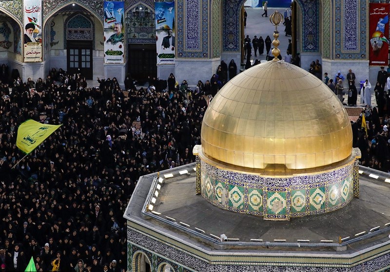 همبستگی با جبهه مقاومت از صحن قدس تا مسجدالاقصی + تصویر