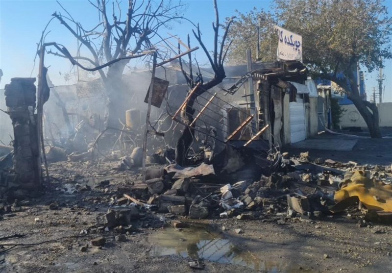 پای پسر ۱۶ساله پس از انفجار محمدشهر در میدان ترهبار قطع شد