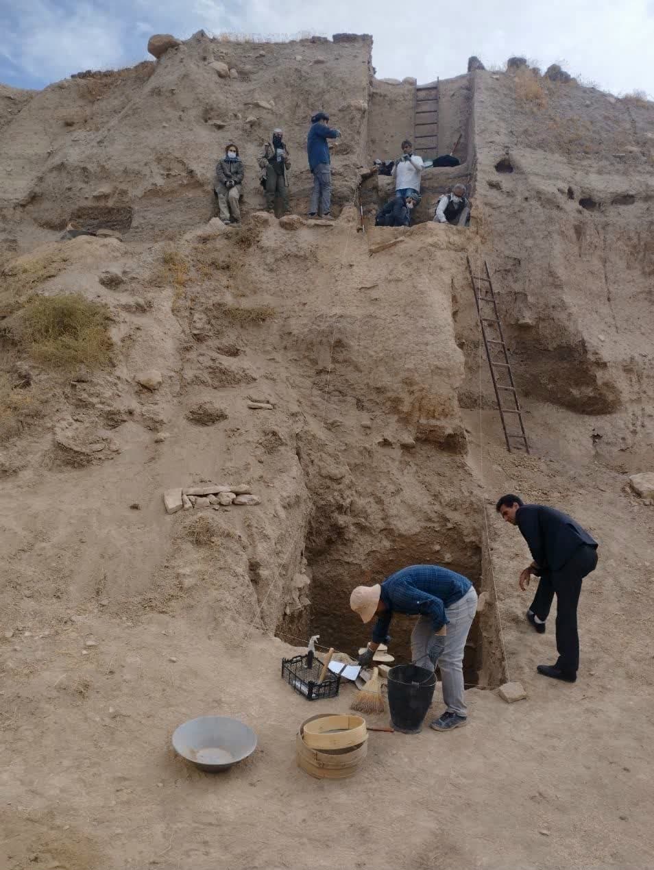 آغاز فصل دوم تعیین حریم تپه باستانی قلعهبالای بیجار + تصاویر