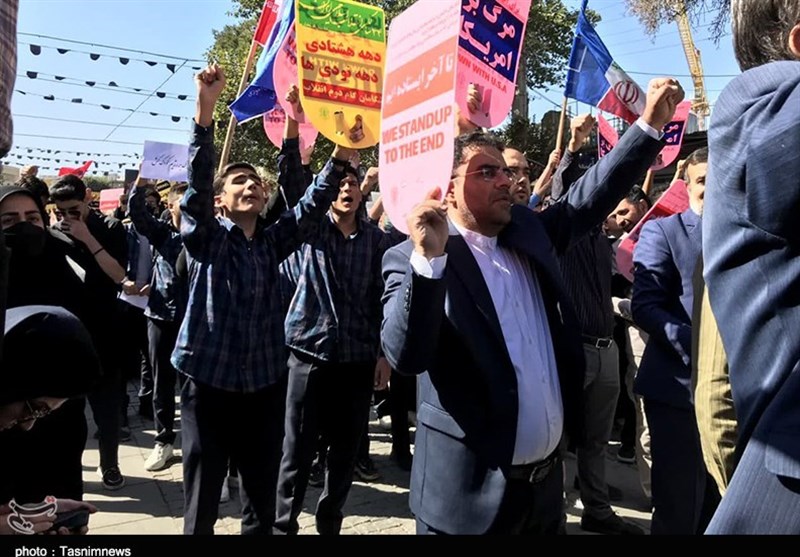 محکومیت جنایات اسرائیل در سرزمین آفتاب/ طنین مرگ بر اسرائیل در زادگاه بنیانگذار انقلاب + فیلم