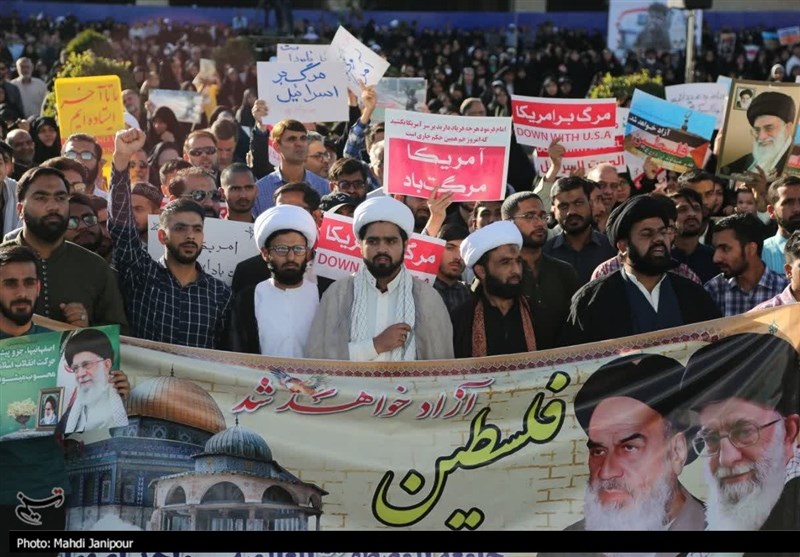 کفنپوشان اصفهانی در حمایت از فلسطینیها به خیابان آمدند/ محکومیت جنایات اسرائیلیها + فیلم و تصاویر