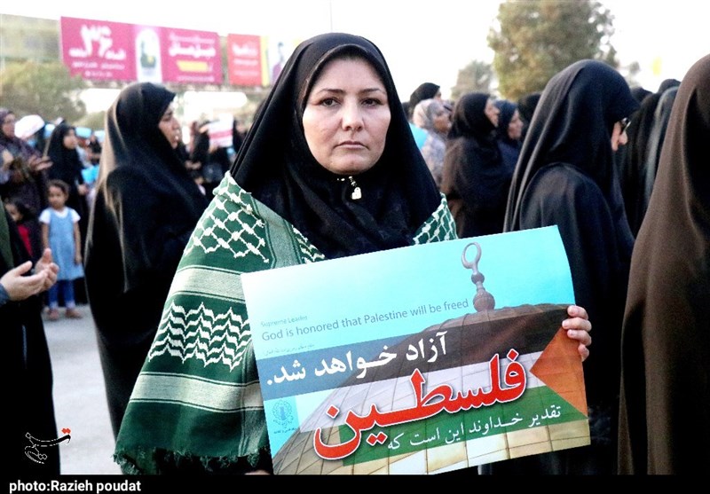 طنین مرگ بر اسرائیل از کرانههای نیلگون خلیج فارس/ اعلام نفرت هرمزگانیها از جنایات اسرائیل + فیلم و تصاویر