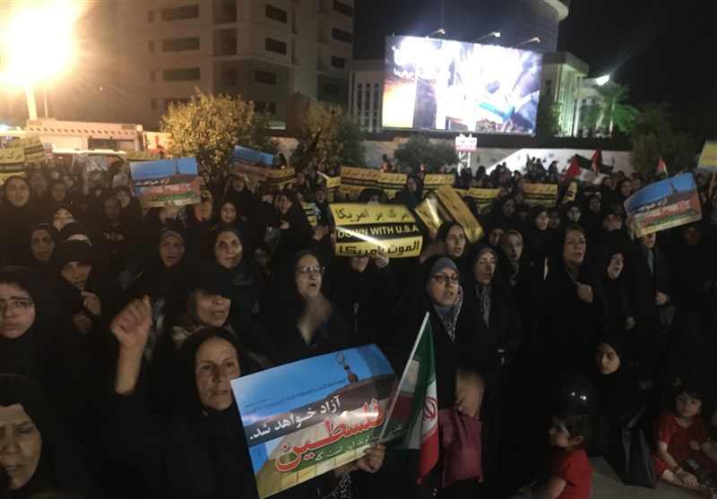 تجمع بوشهریها در محکومیت جنایت صهیونیستها/ طنین فریاد مرگ بر اسرائیل + فیلم و تصاویر