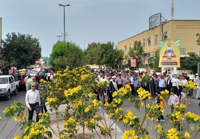 راهپیمایی بوشهریها در محکومیت کودککشی صهیونیستها + فیلم و تصاویر