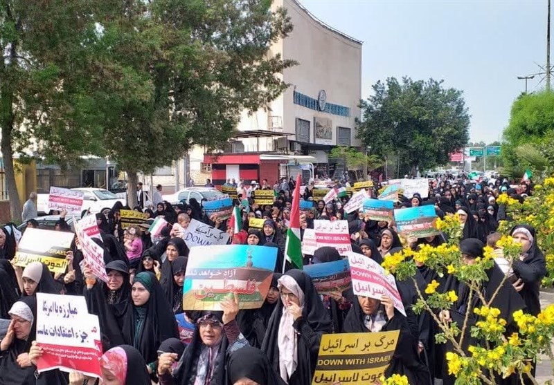 راهپیمایی بوشهریها در محکومیت کودککشی صهیونیستها + فیلم و تصاویر