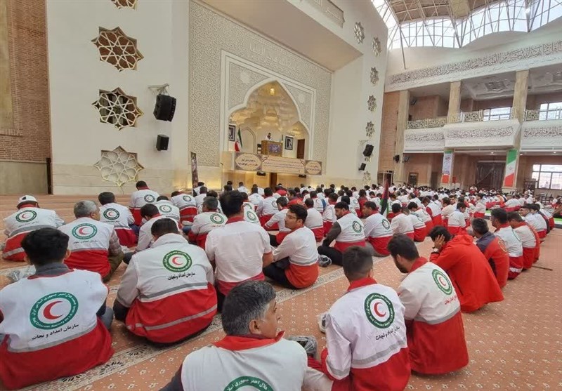 تجمع امدادگران گلستانی در محکومیت اسرائیل/ ثبتنام پزشکان و پرستاران برای اعزام به غزه +تصاویر