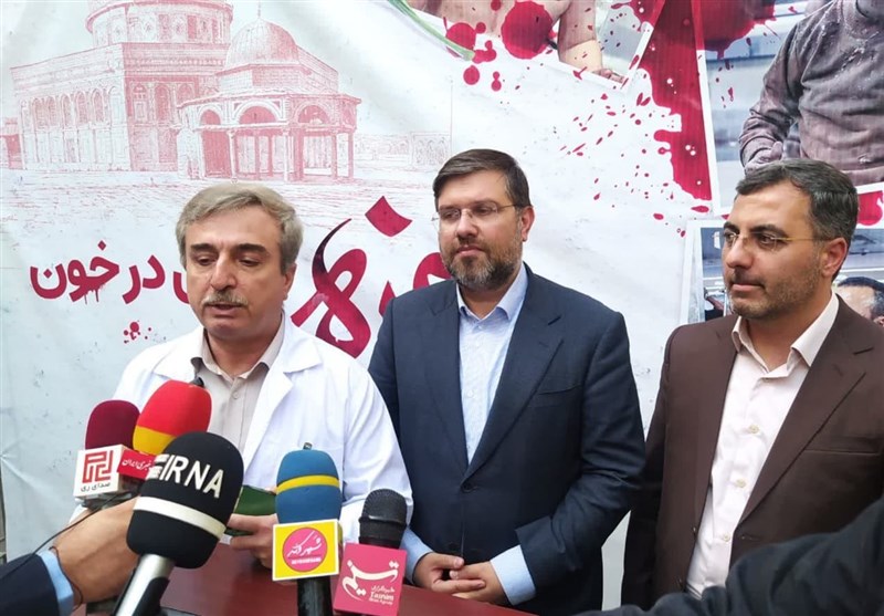 گرامیداشت شهدای بمباران بیمارستان غزه در شهرری + تصاویر 